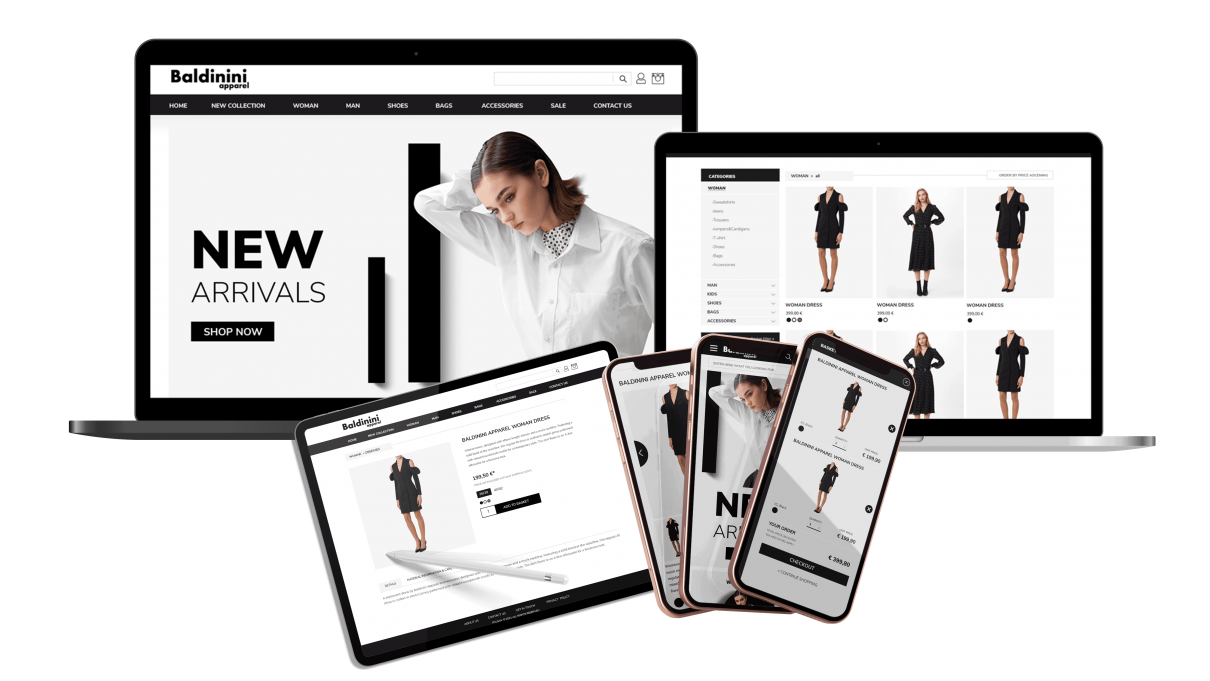 Baldinini apparel eshop prestashop