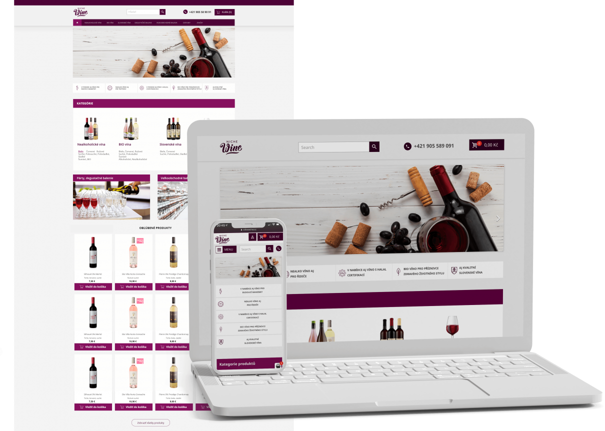 Prestashop tvorba eshopu zdravevina.sk